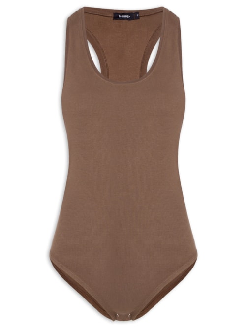 Body Básico Nadador – Marrom