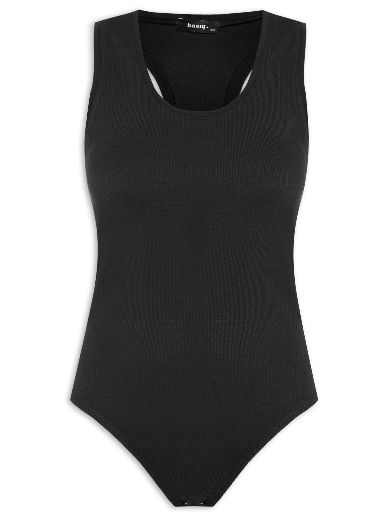 Body Básico Nadador Preto  Basiq