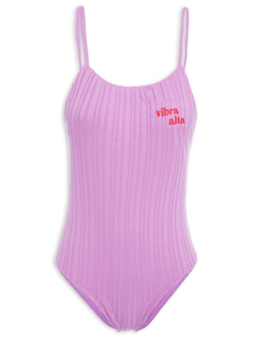 Body Canelado Bordado Vibra Alto – Lilás