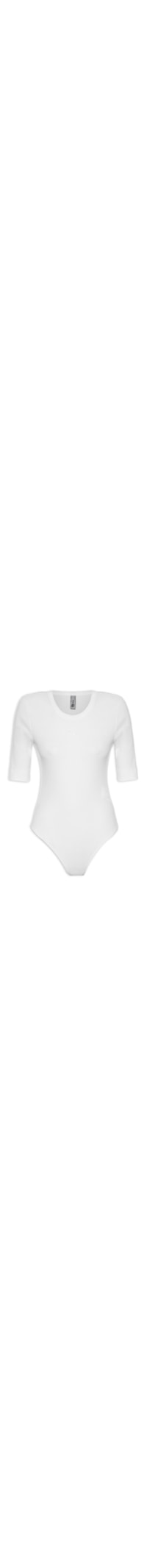 Body Canelado - Branco