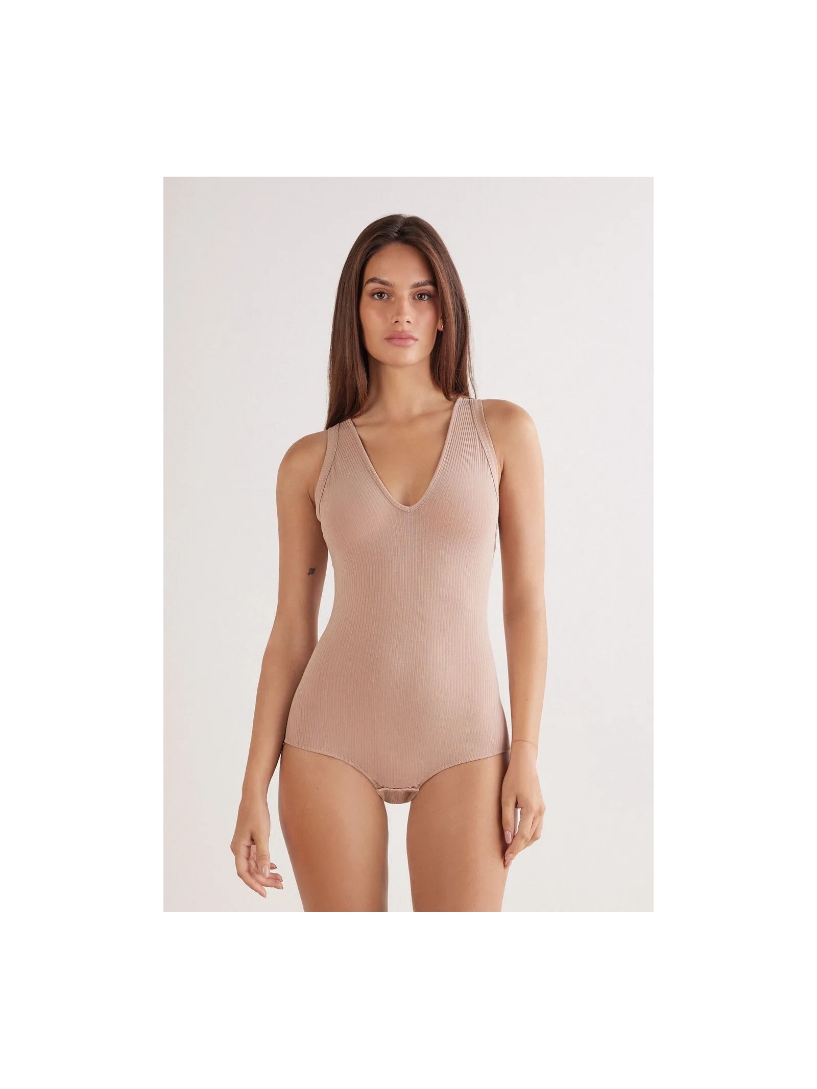 Body Canelado Your Everyday Wear Bege Intimissimi