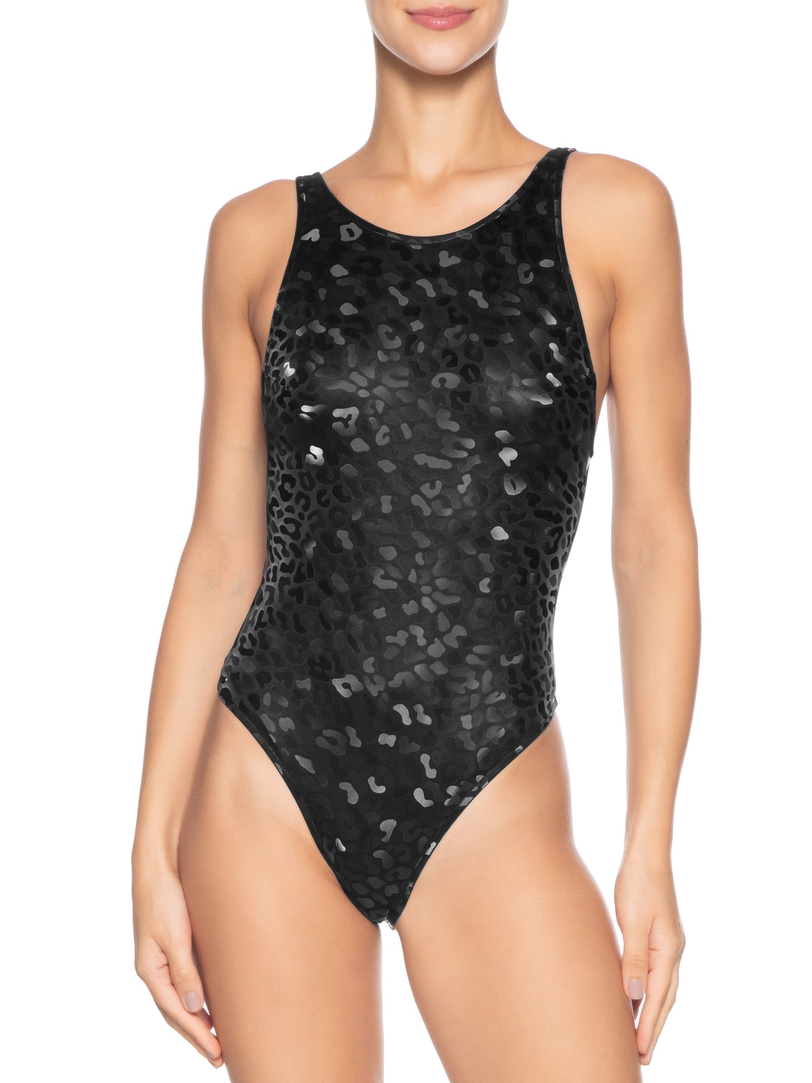 Body Carnaval Animal Print Preto Market 33