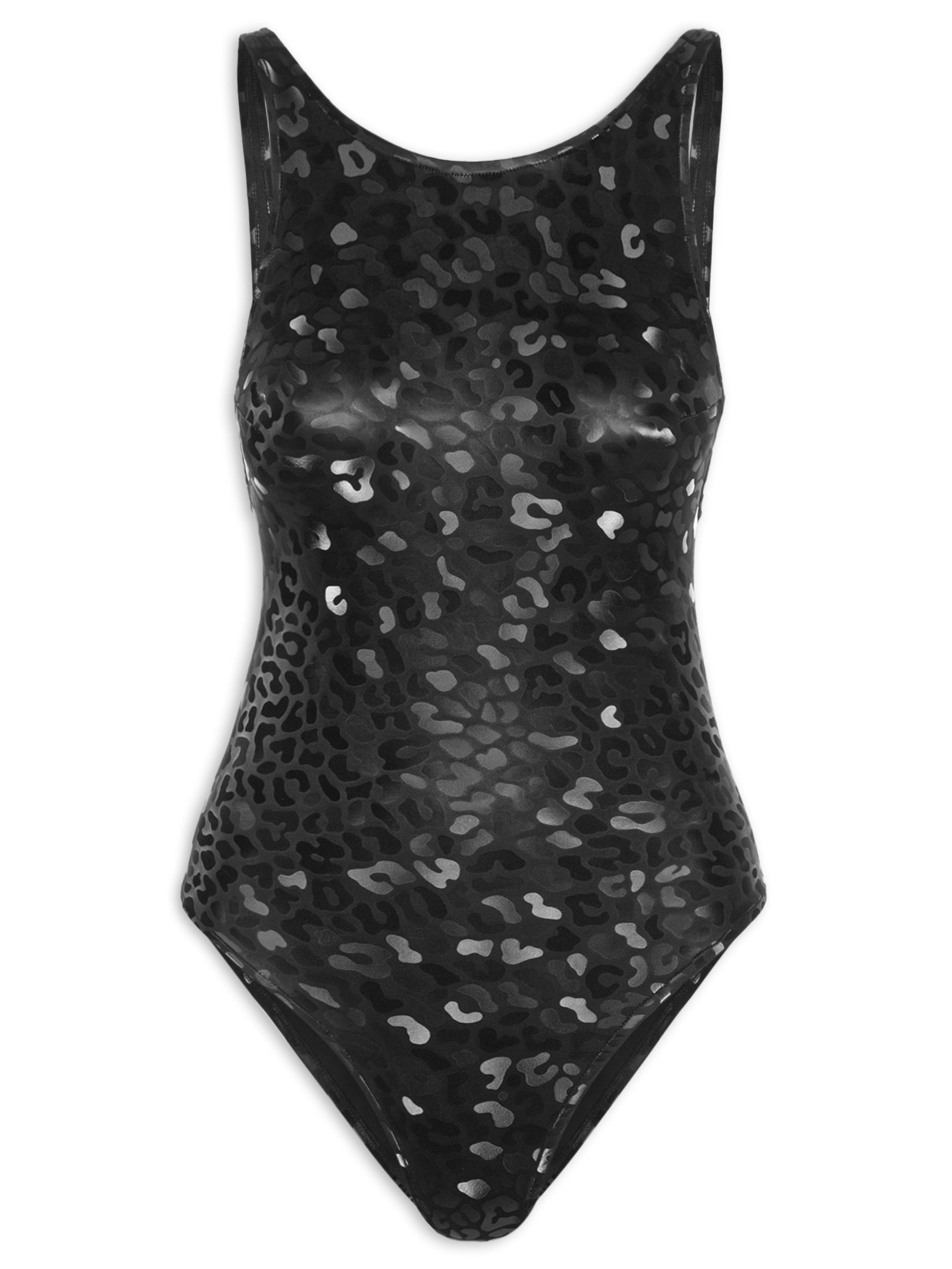 Body Carnaval Animal Print Preto Market 33