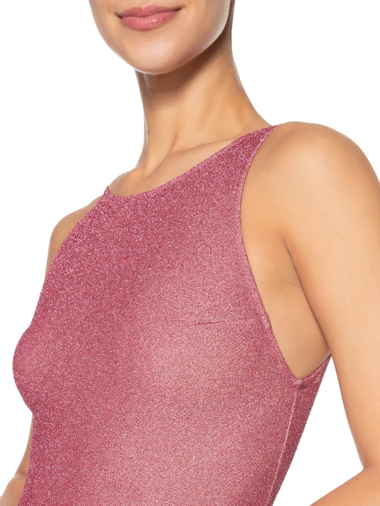 Body Carnaval Em Lurex Rosa Market 33