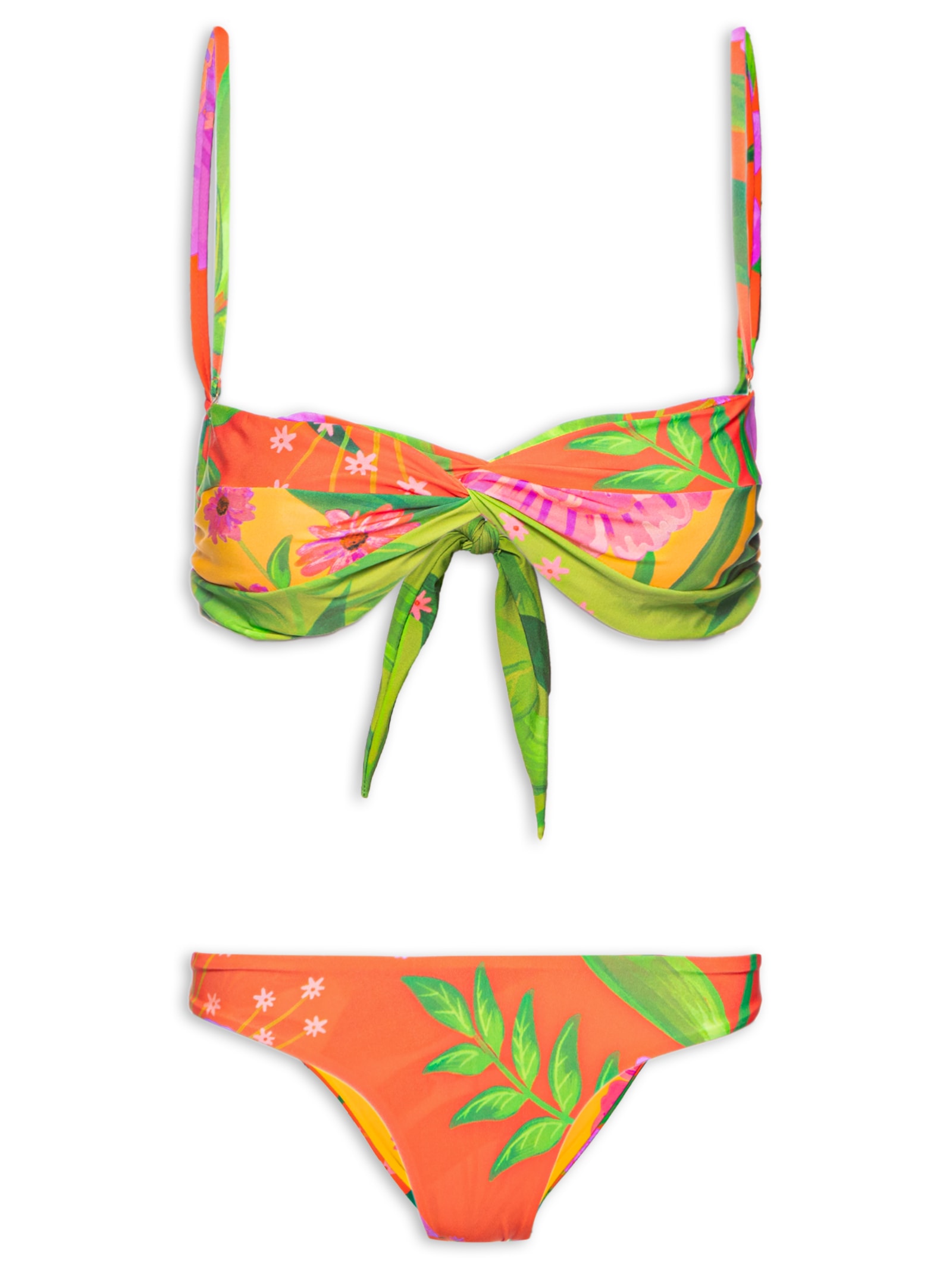 Body Com Decote Halter Amarelo Farm Praia