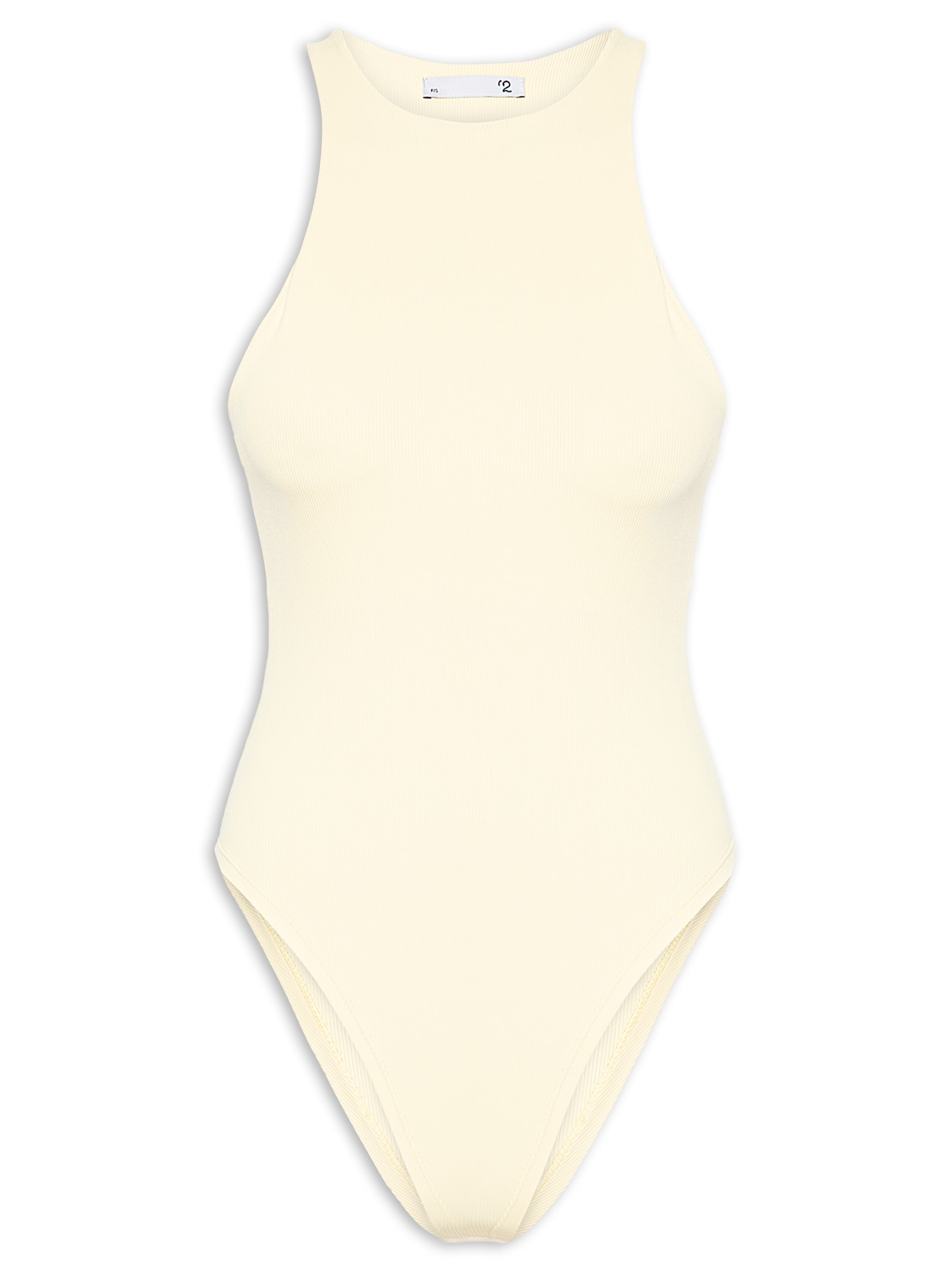 Body Com Decote Halter Amarelo '2Essential