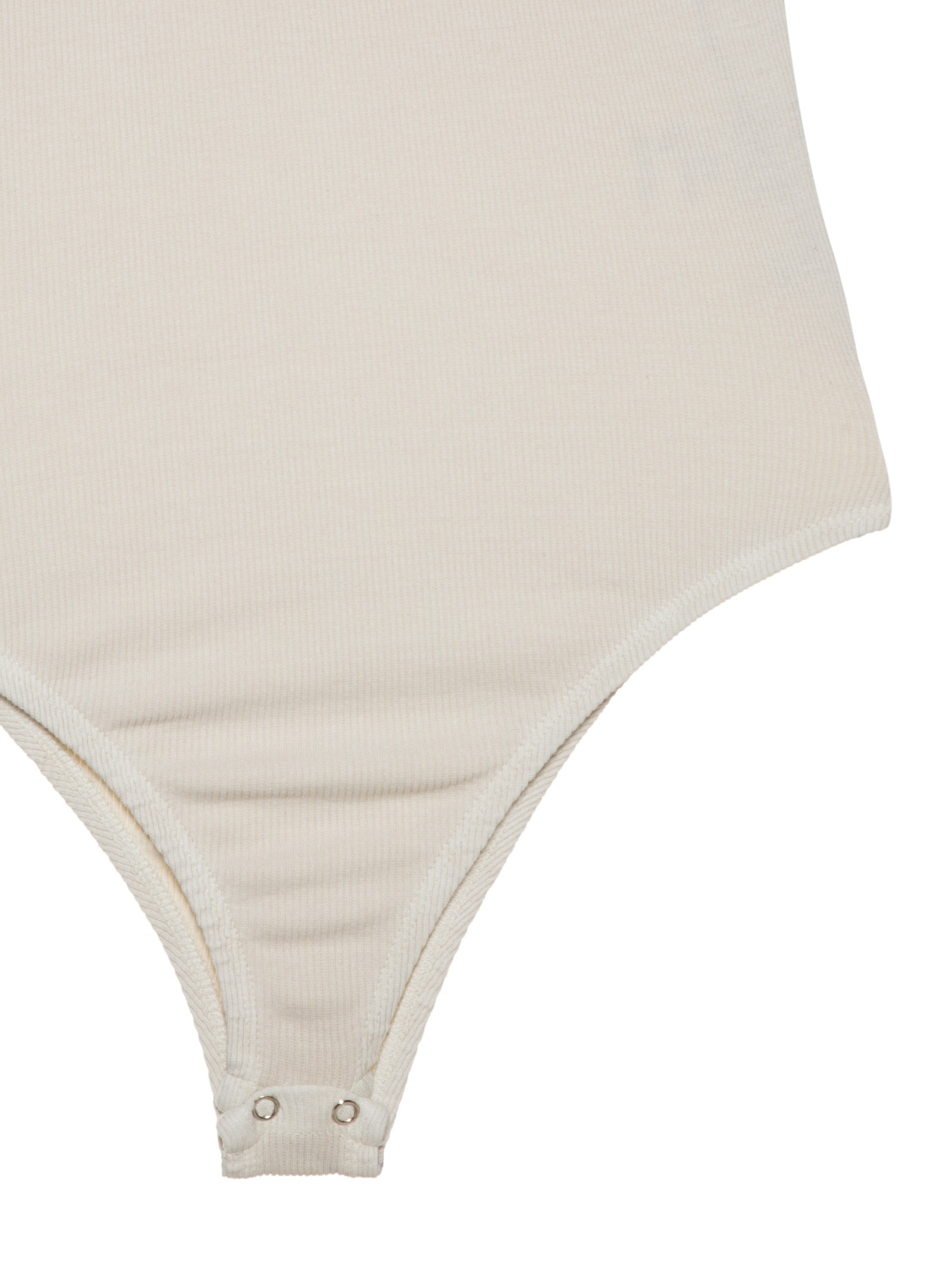 Body Com Detalhe Abertura Lateral Bege Basiq