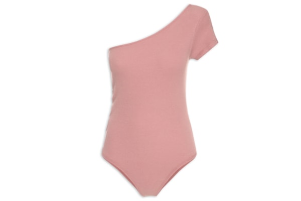 Body Com Detalhe Abertura Lateral - Rosa