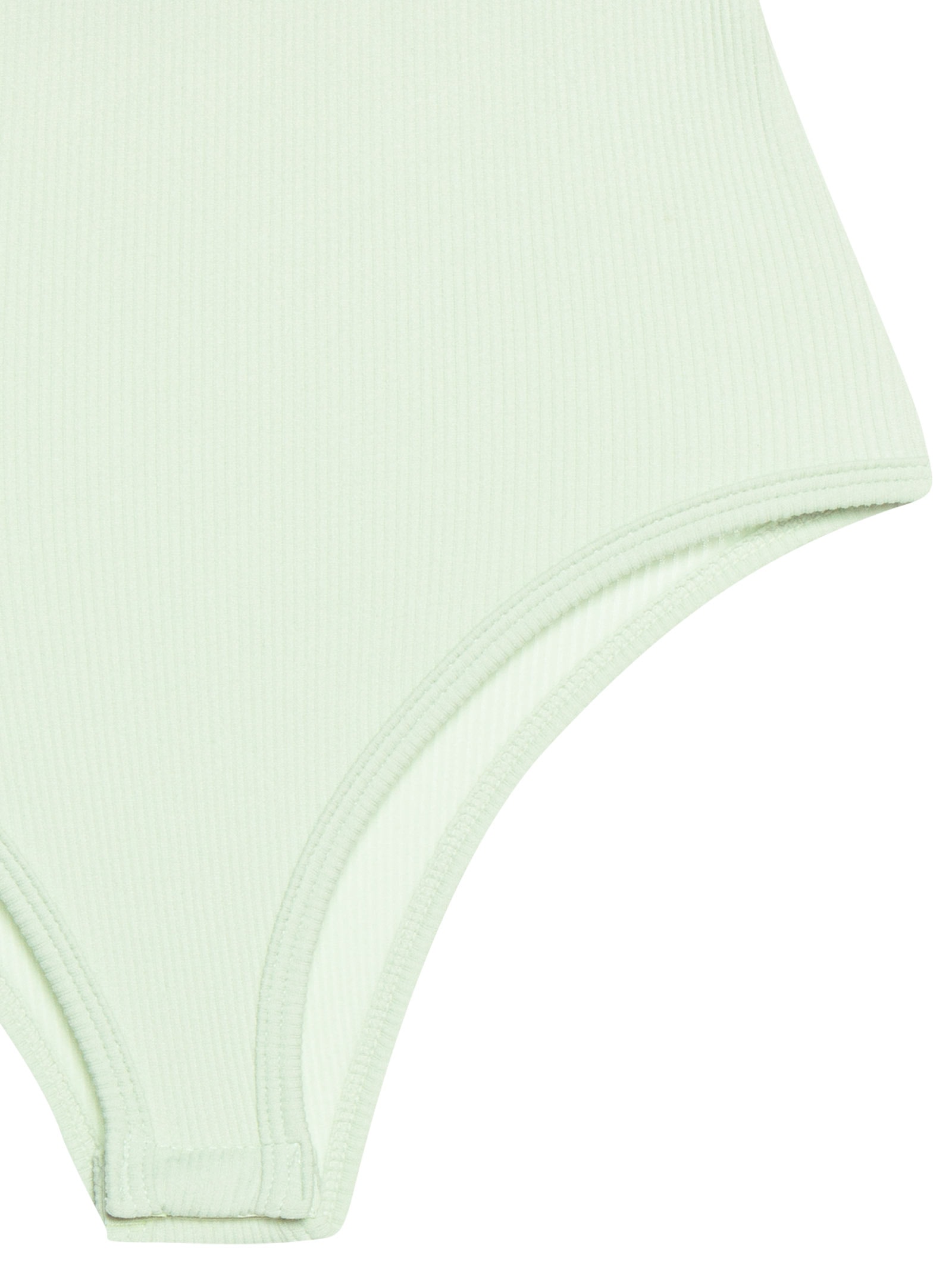 Body Comfy Sem Costura Decote U Verde Basiq