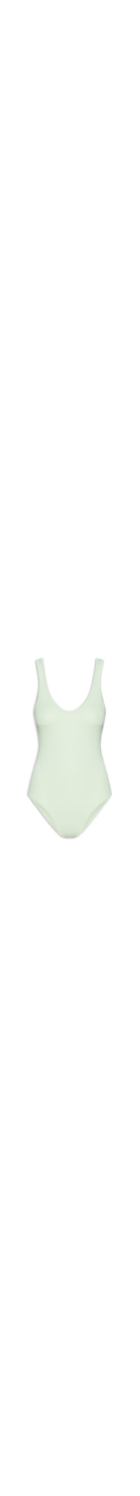 Body Comfy Sem Costura Decote U - Verde