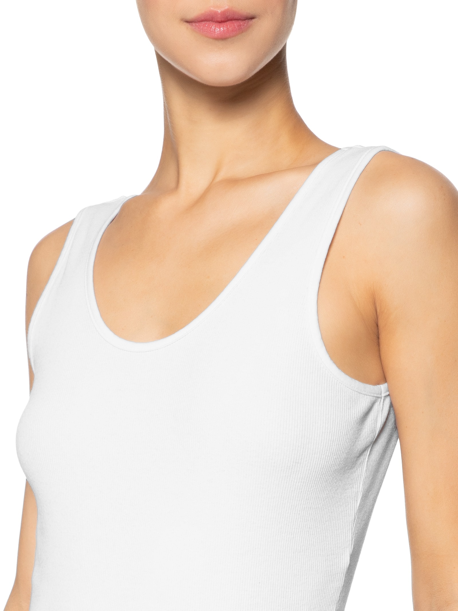 Body Costas Decotada Branco Basiq