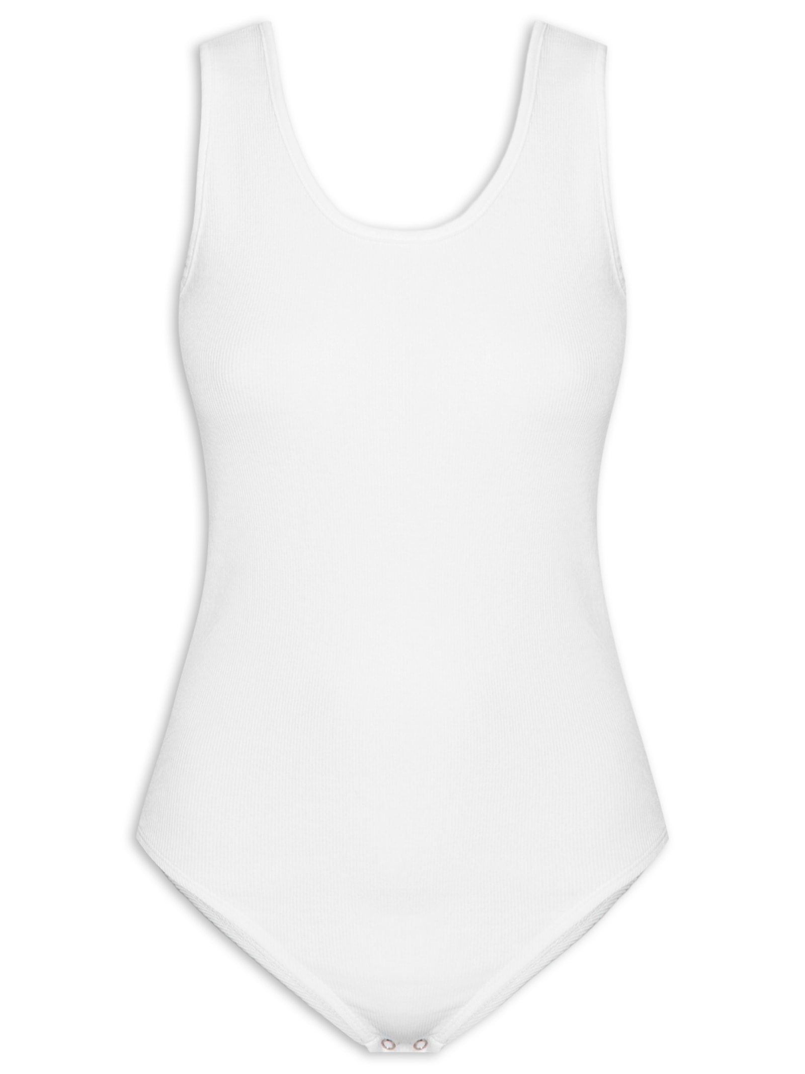 Body Costas Decotada Branco Basiq