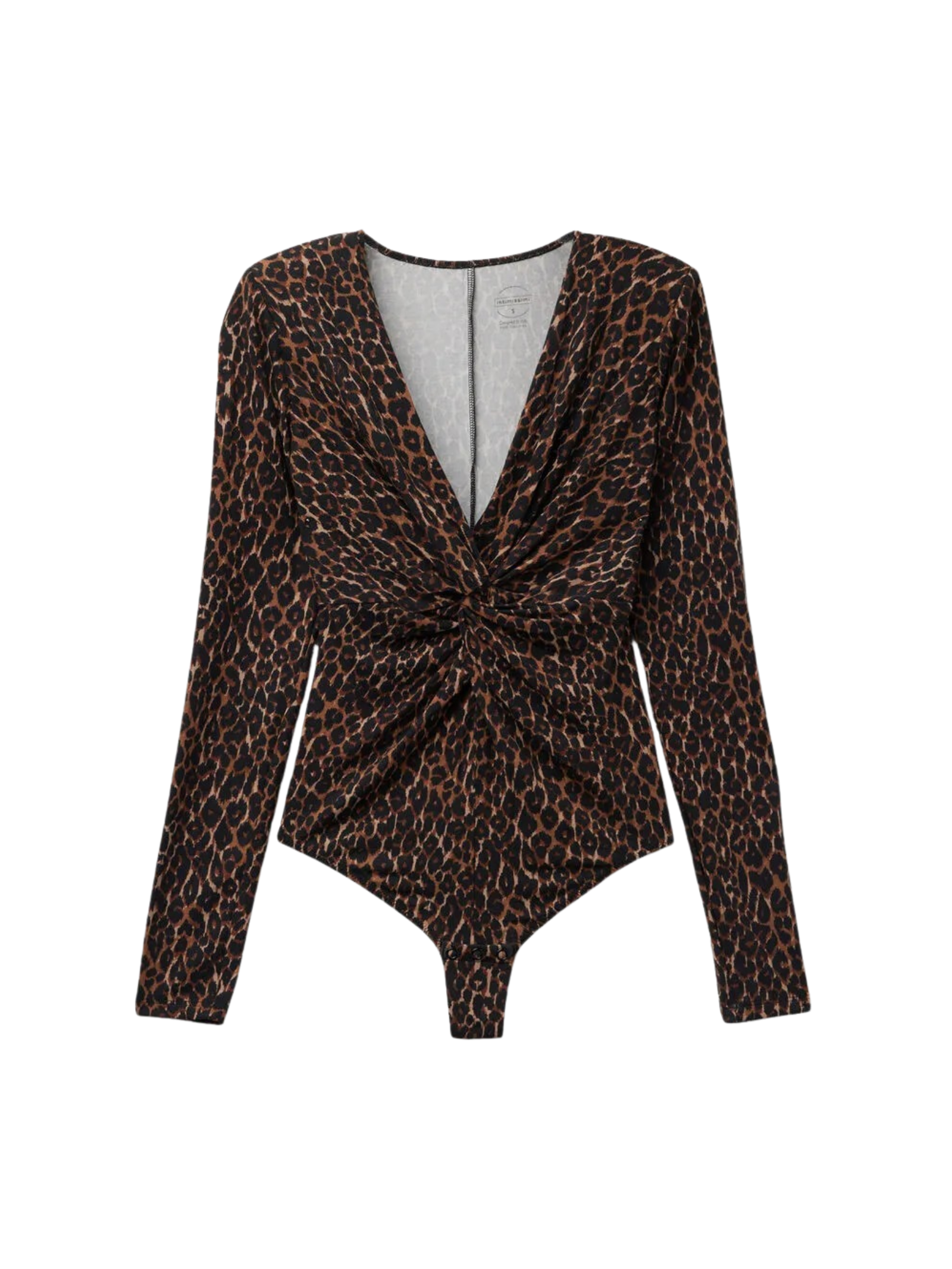 Body De Manga Comprida Sensual Attitude Em Modal Marrom Intimissimi