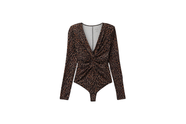 Body De Manga Comprida Sensual Attitude Em Modal - Marrom