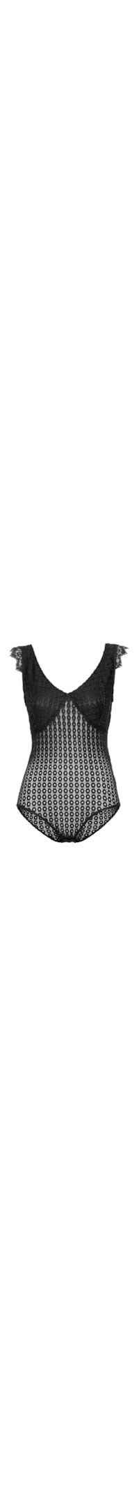 Body de Renda - Preto