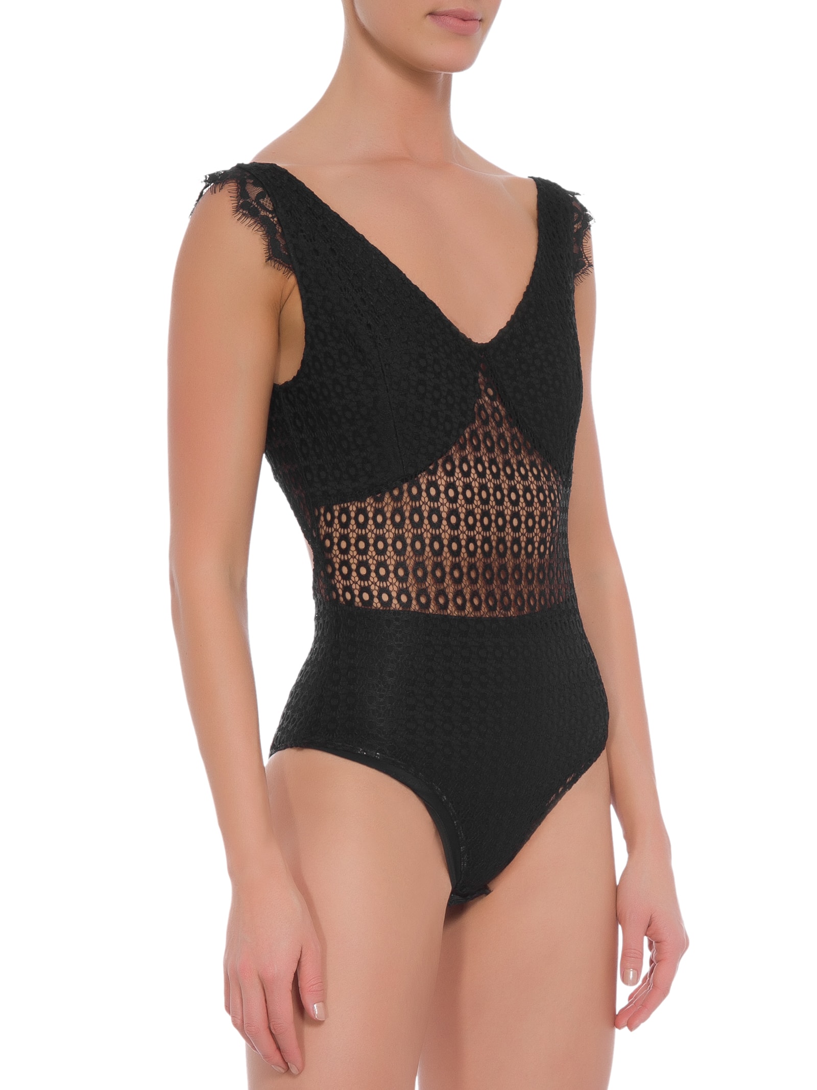 Body de Renda Preto Market 33