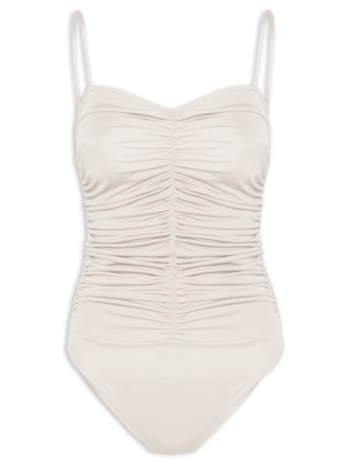 Body Decote Com Franzidos – Off White