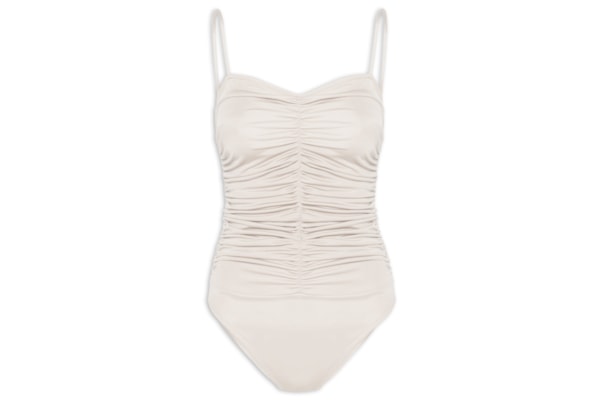 Body Decote Com Franzidos - Off White