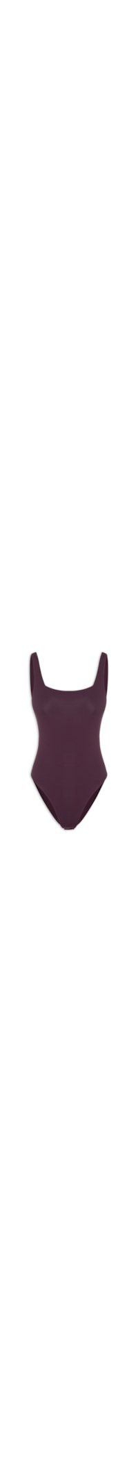 Body Decote Quadrado - Roxo
