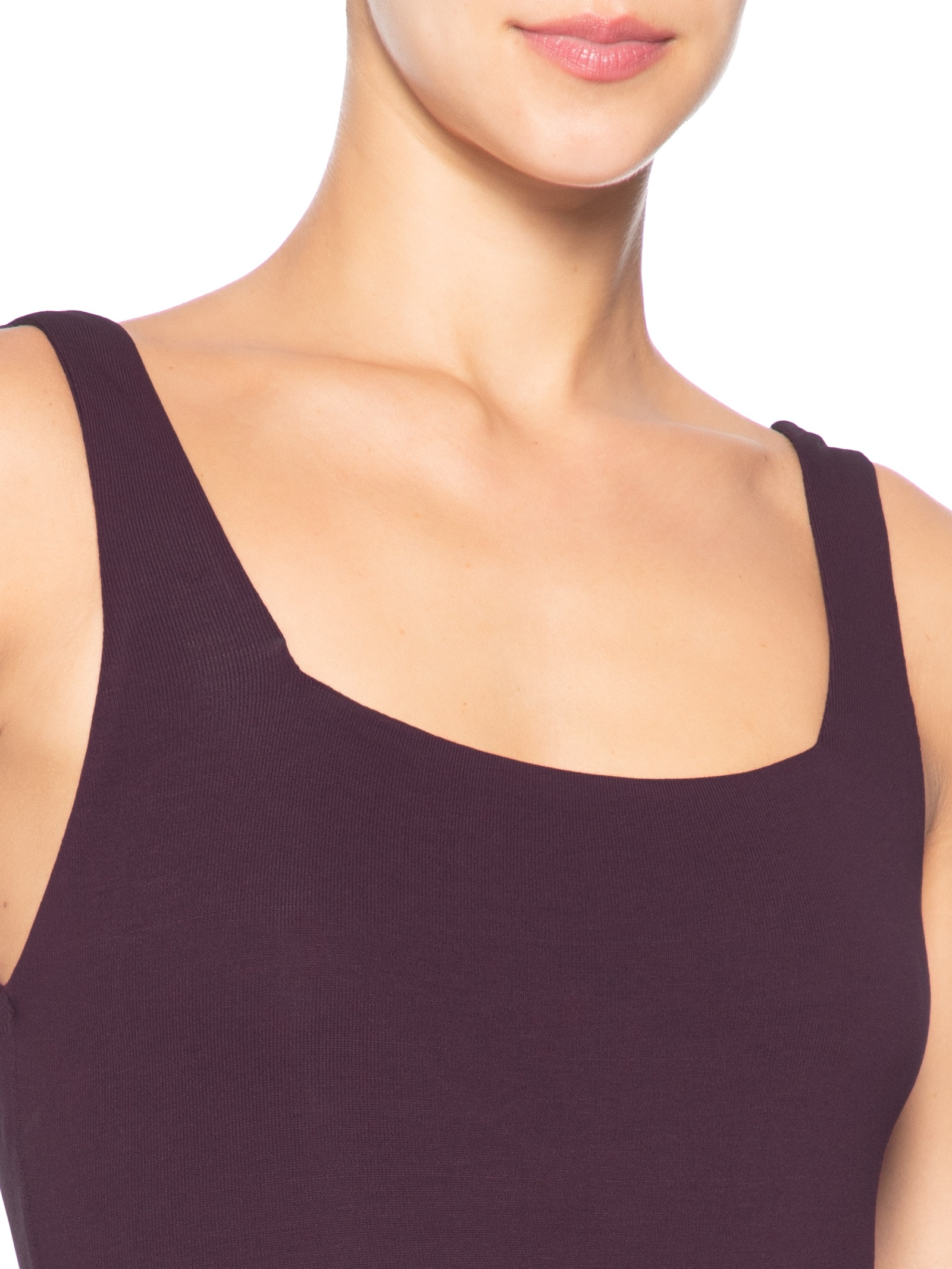 Body Decote Quadrado Roxo Animale