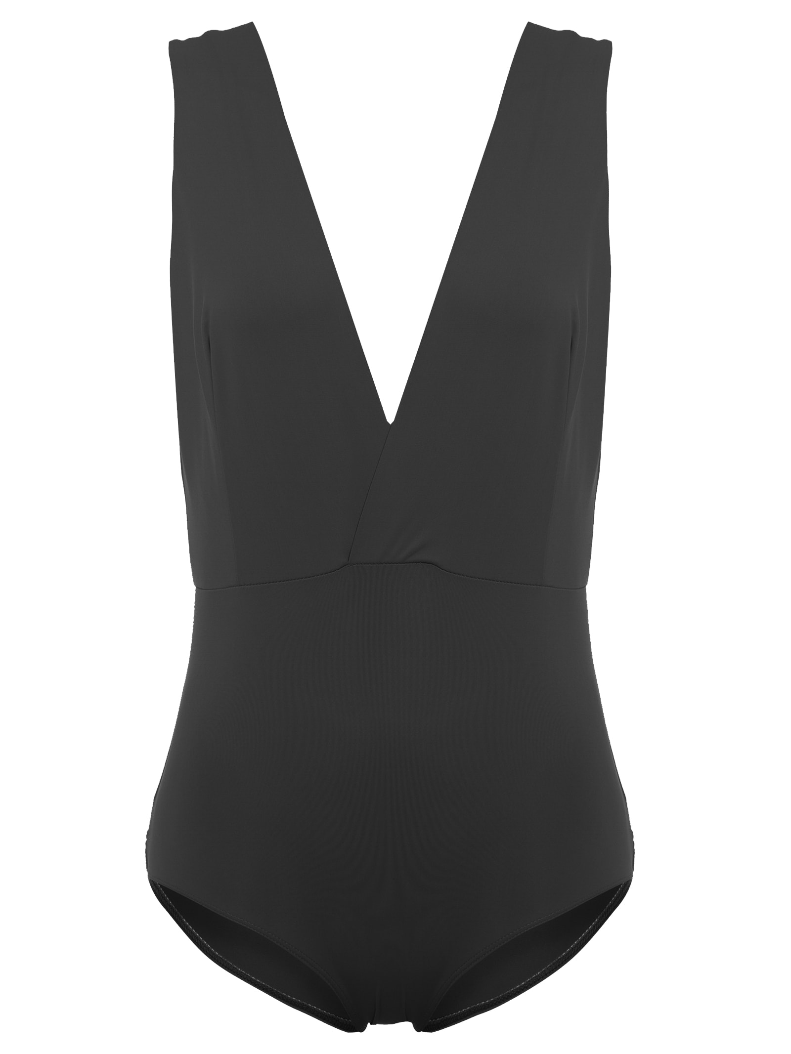 Body Decote V  Preto Market 33