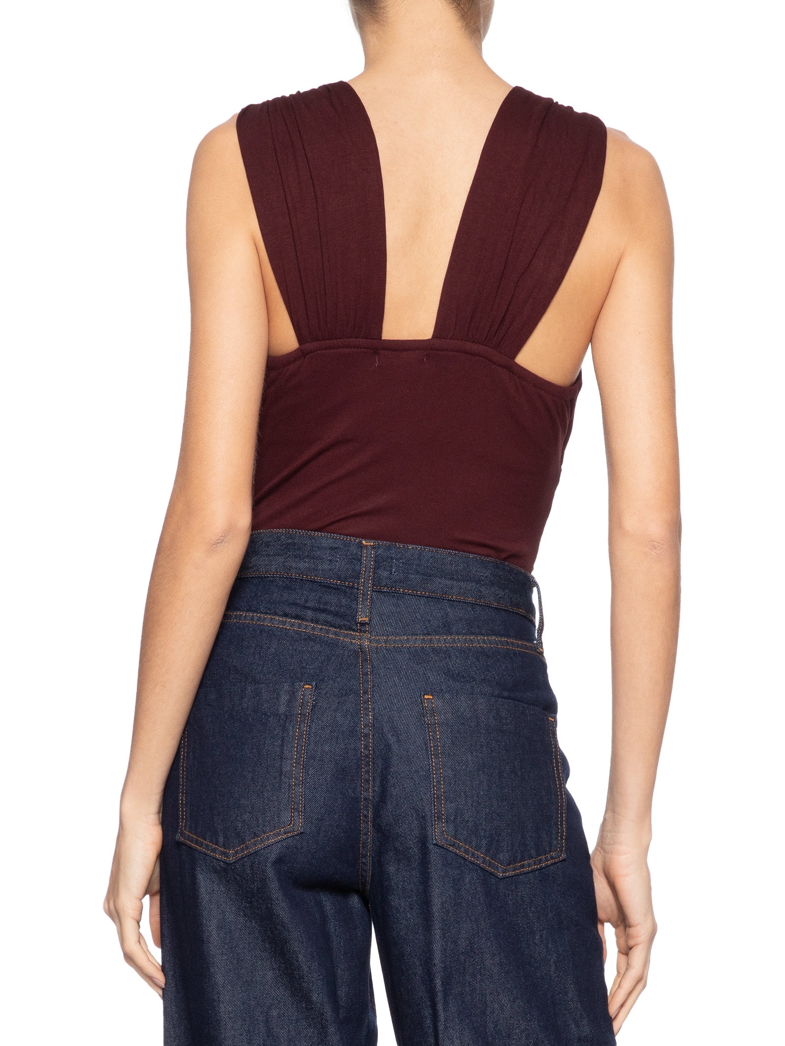 Body Drapeado Com Detalhe Em Metal Vermelho Market 33
