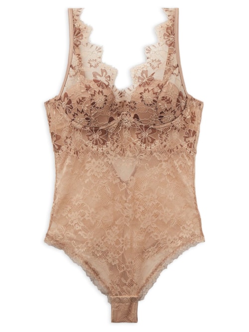 Body Elena Em Renda Summer Glow – Bege