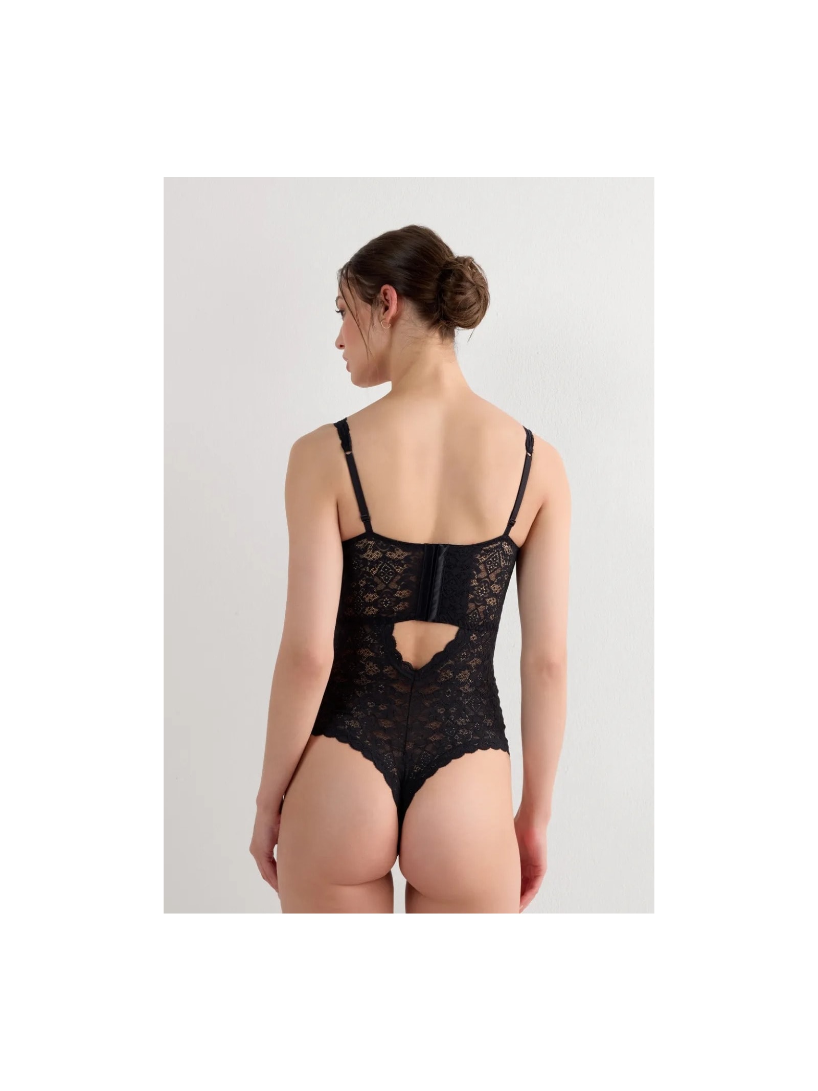 Body Eleonora Em Renda Preto Intimissimi
