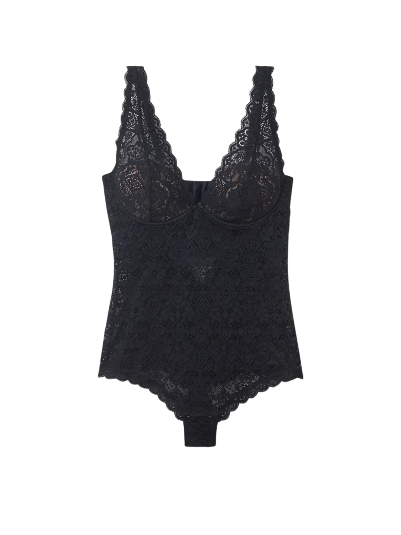 Body Eleonora Em Renda Preto Intimissimi