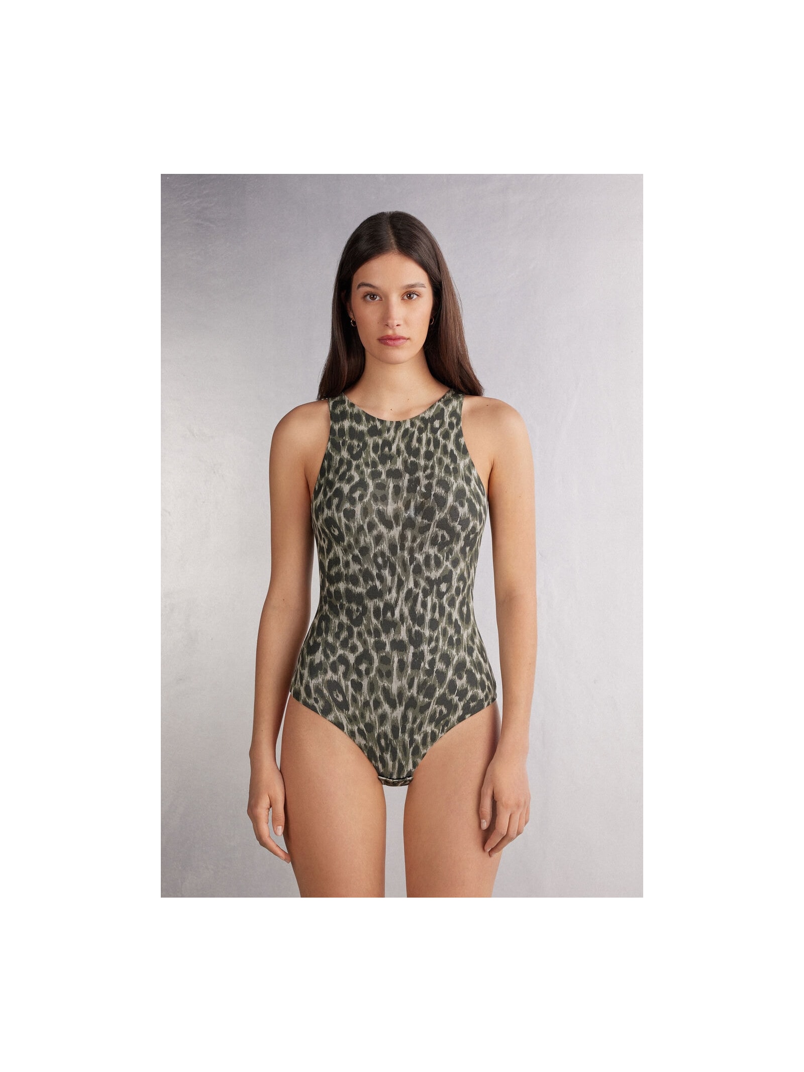 Body Em Fresh Bamboo Animal Print Verde Intimissimi