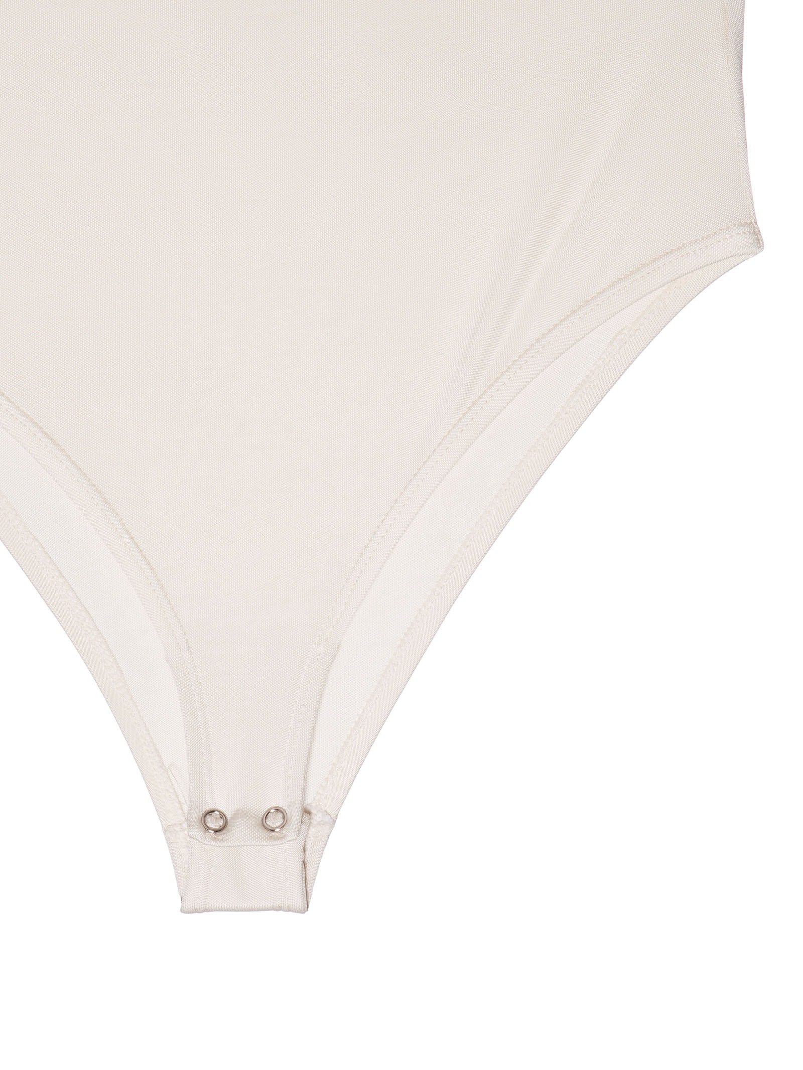 Body Em Malha Com Franzidos Bege '2Essential