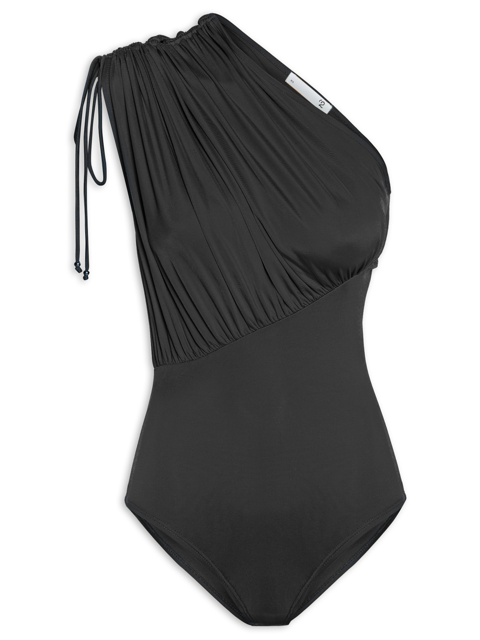 Body Em Malha Com Franzidos Preto '2Essential