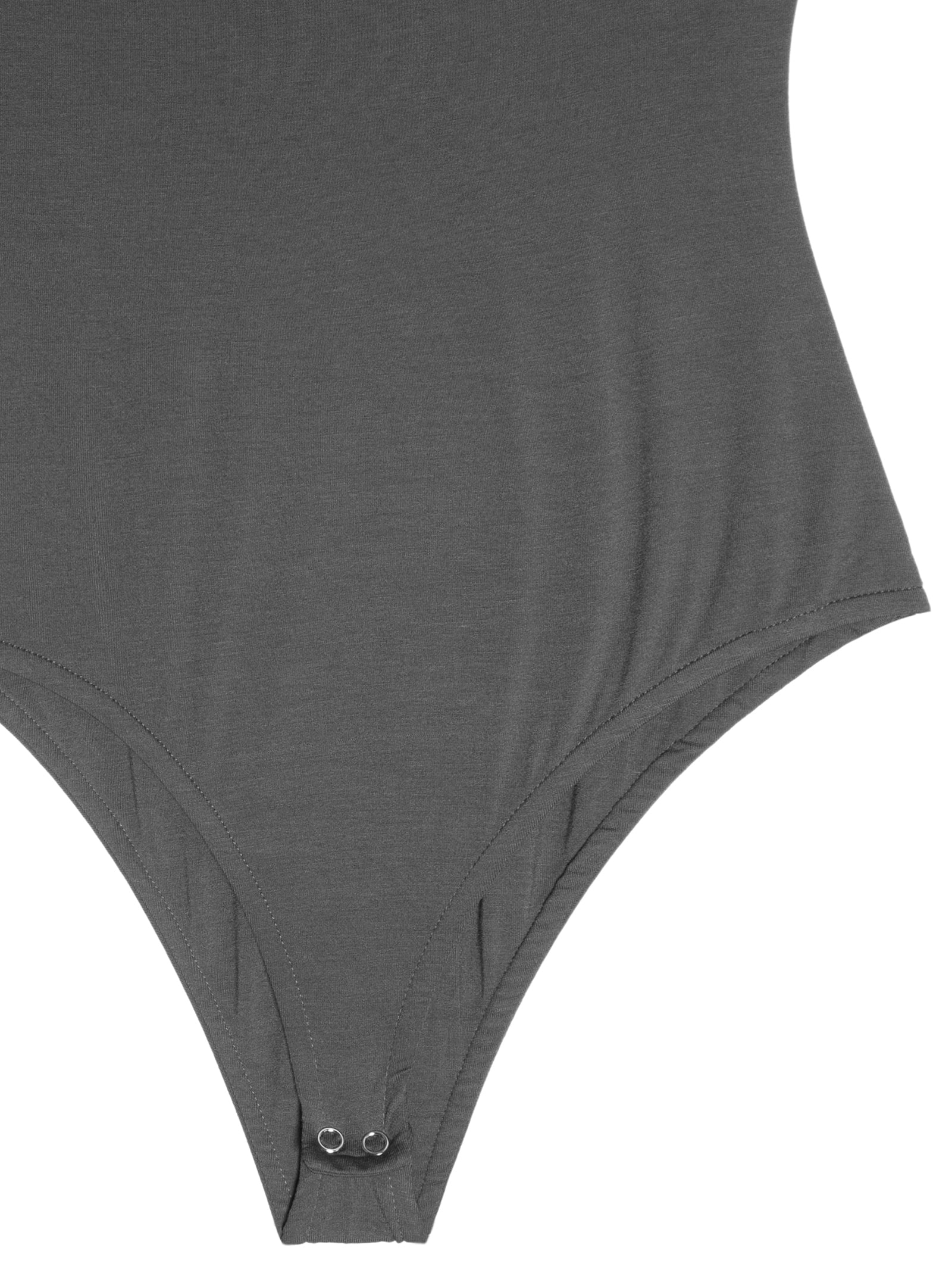 Body Em Malha Ombro Único Cinza '2Essential