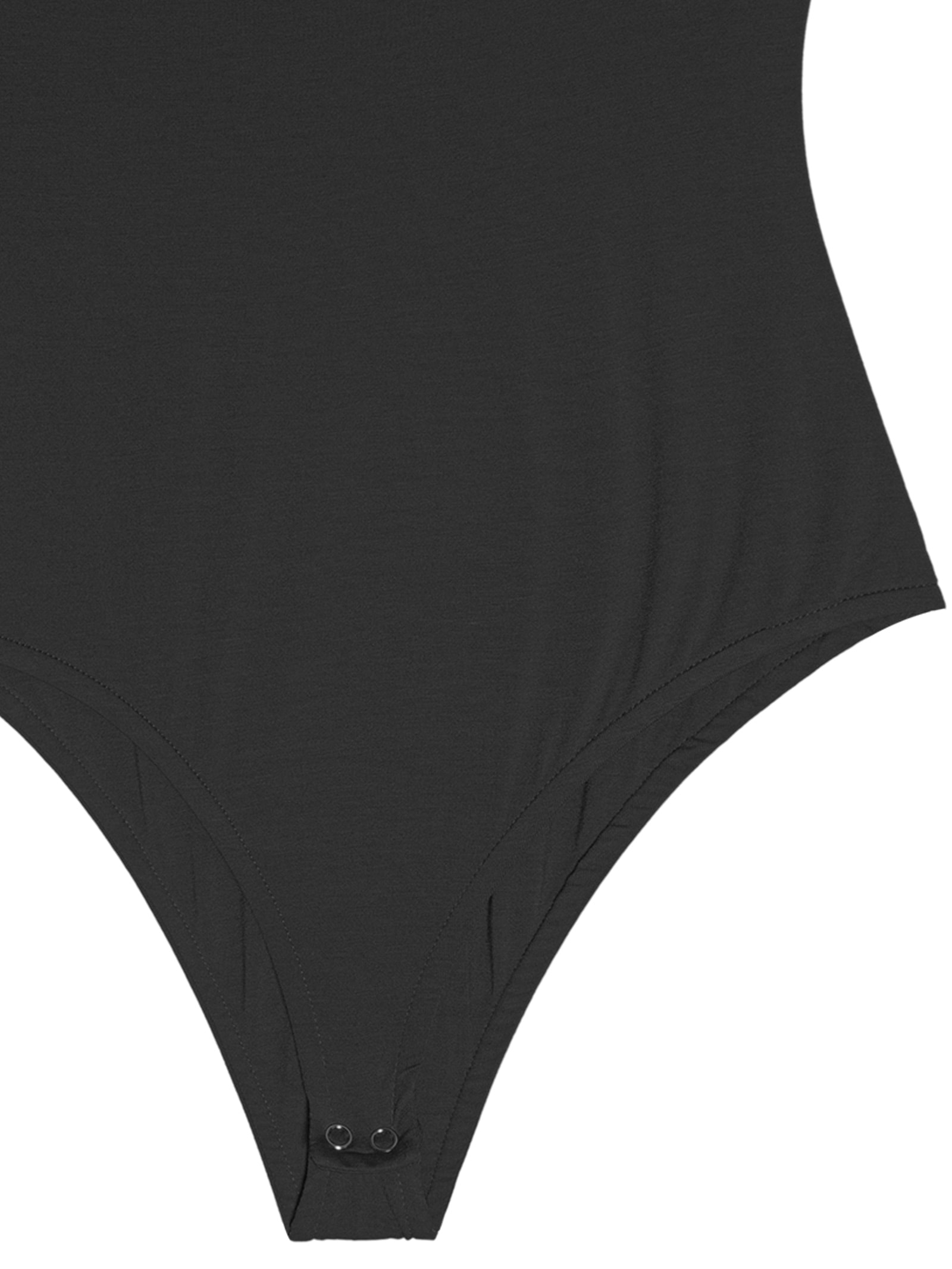 Body Em Malha Ombro Único Preto '2Essential