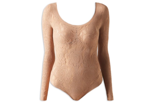 Body Em Renda - Bege