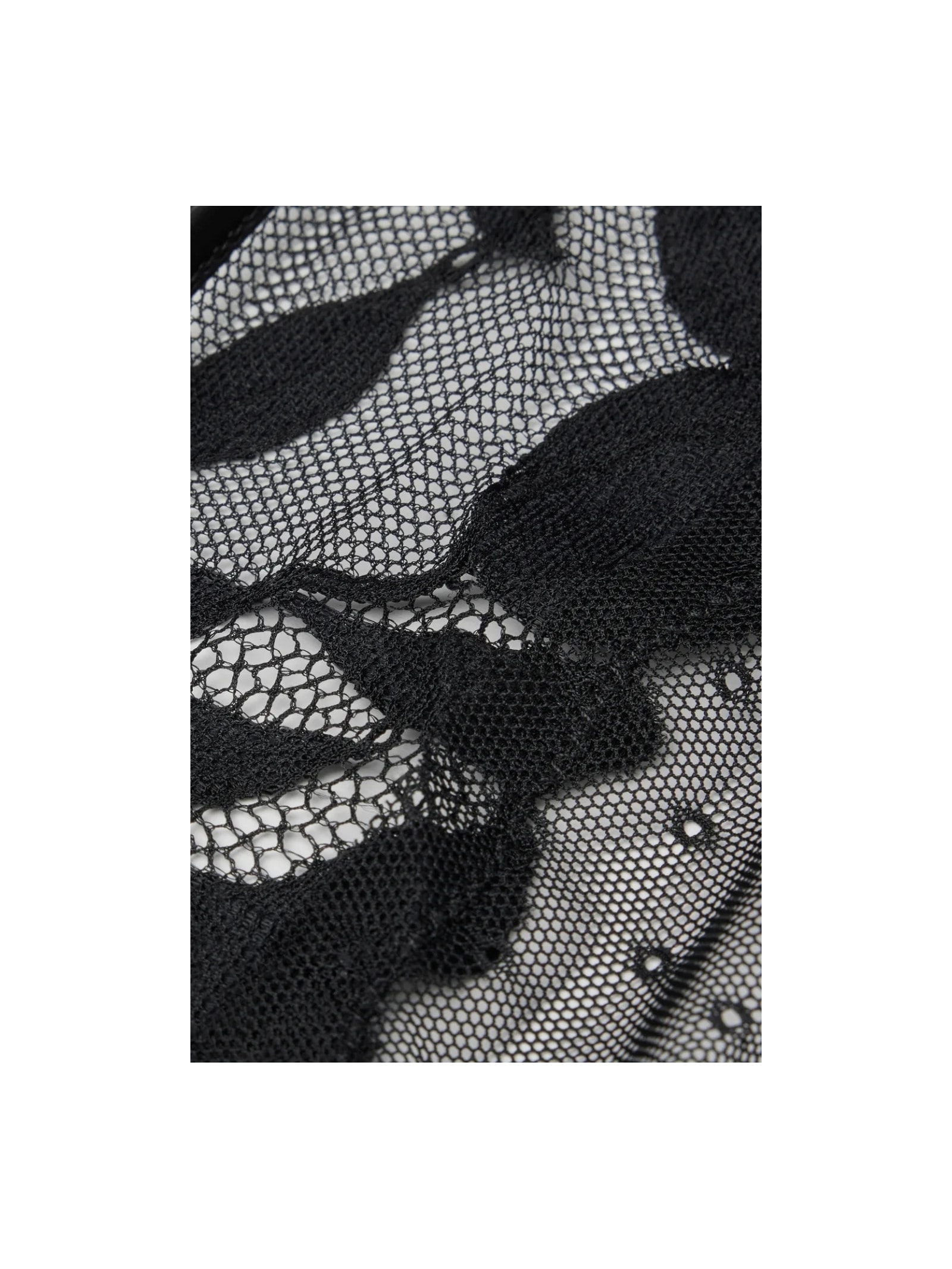 Body Em Renda e Tule All About Flowers Preto Intimissimi