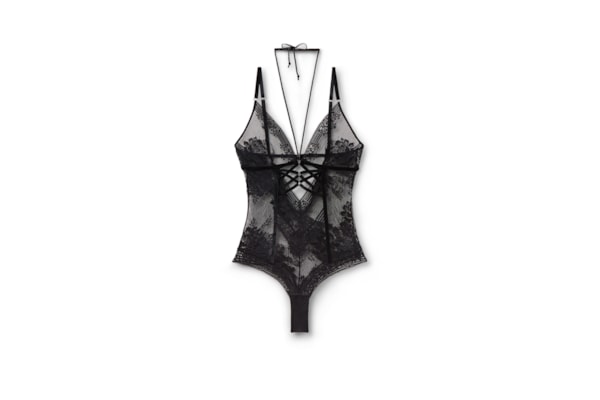 Body Em Renda La Femme Fatale - Preto