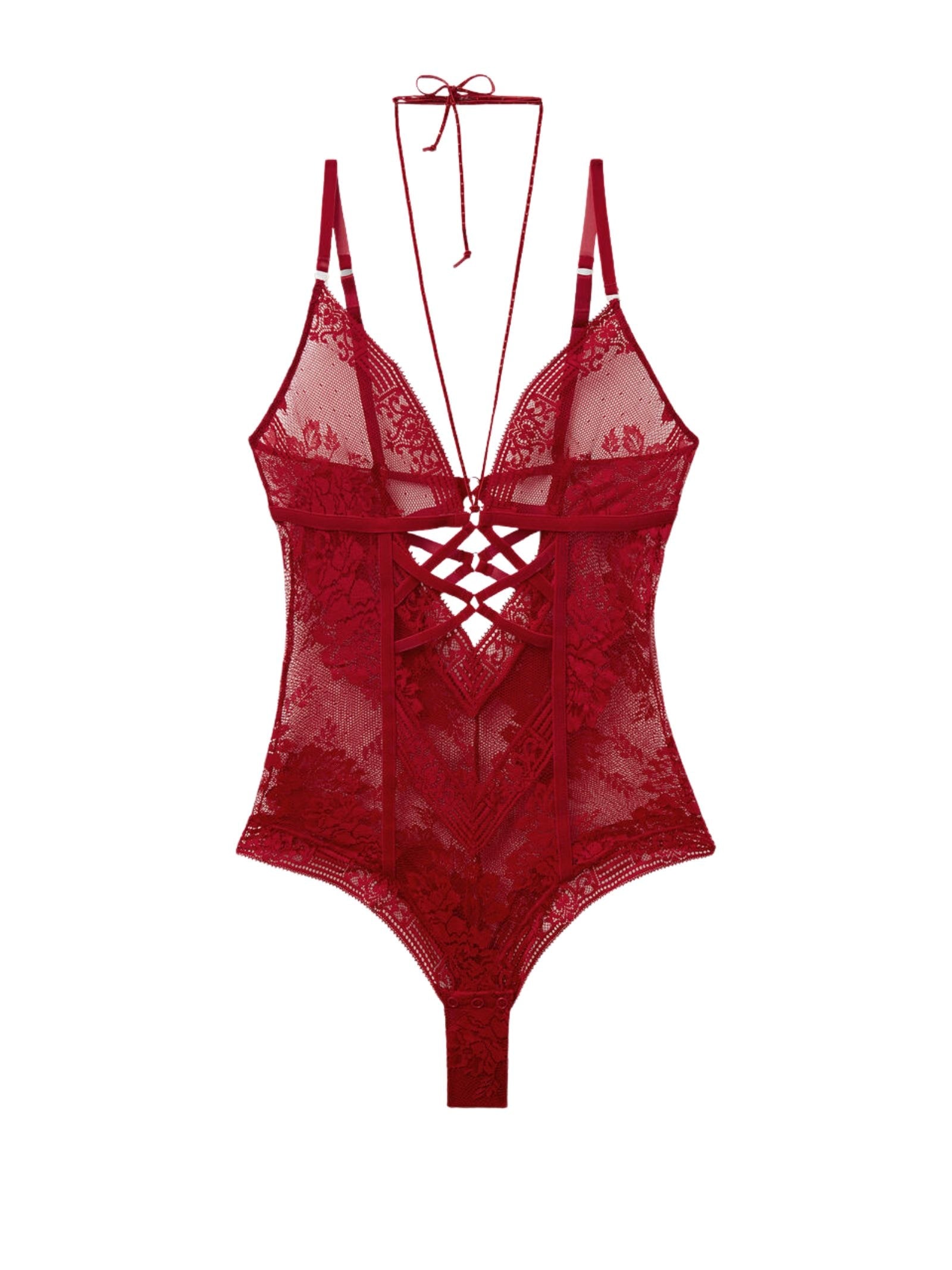Body Em Renda La Femme Fatale Vermelho Intimissimi