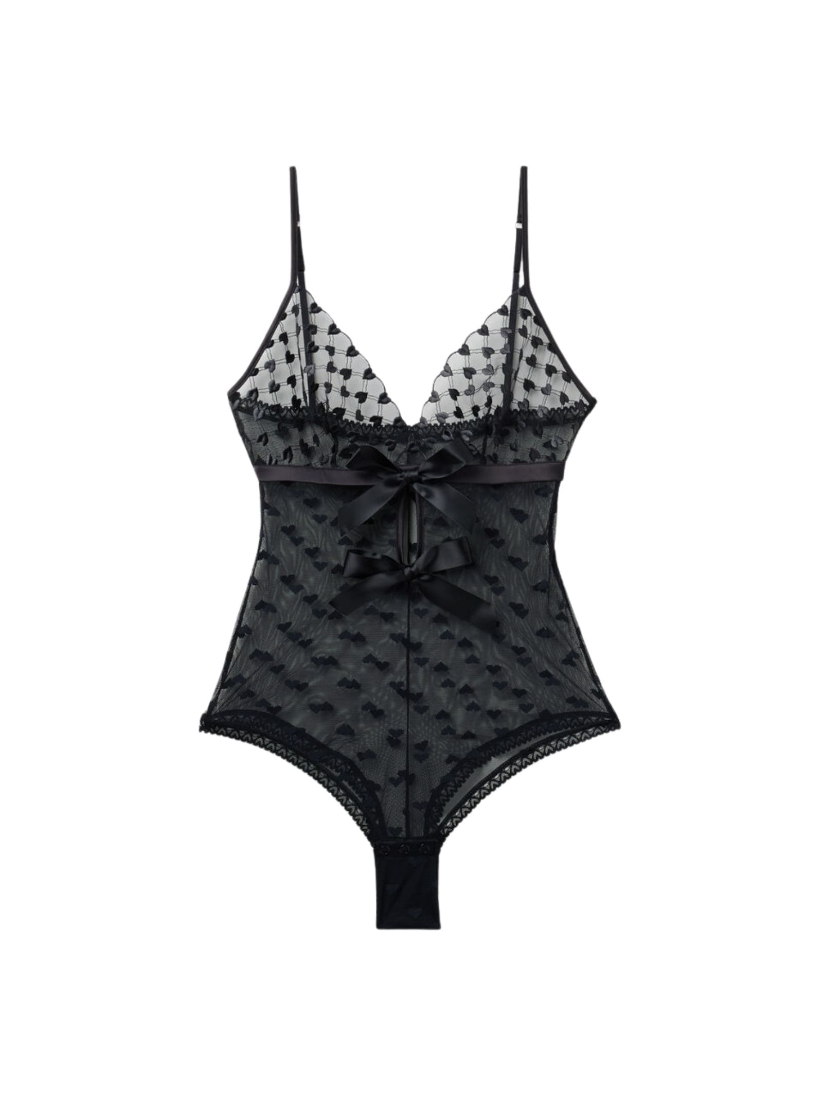 Body Em Renda The Love Club Preto Intimissimi