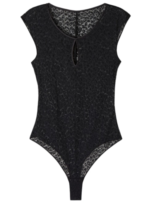 Body Em Renda Your Wild Side – Preto