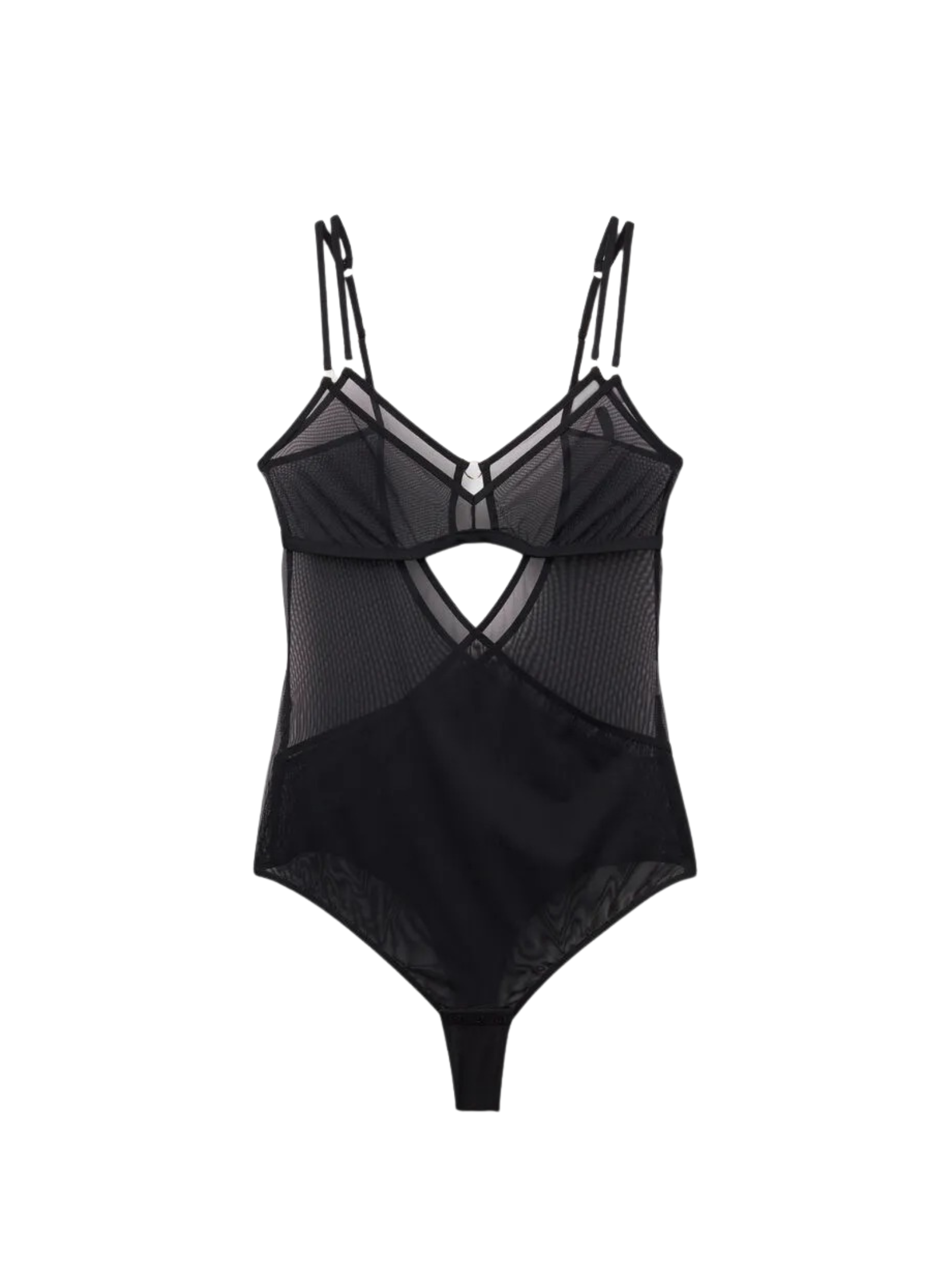 Body Em Tule Modern Attitude Preto Intimissimi