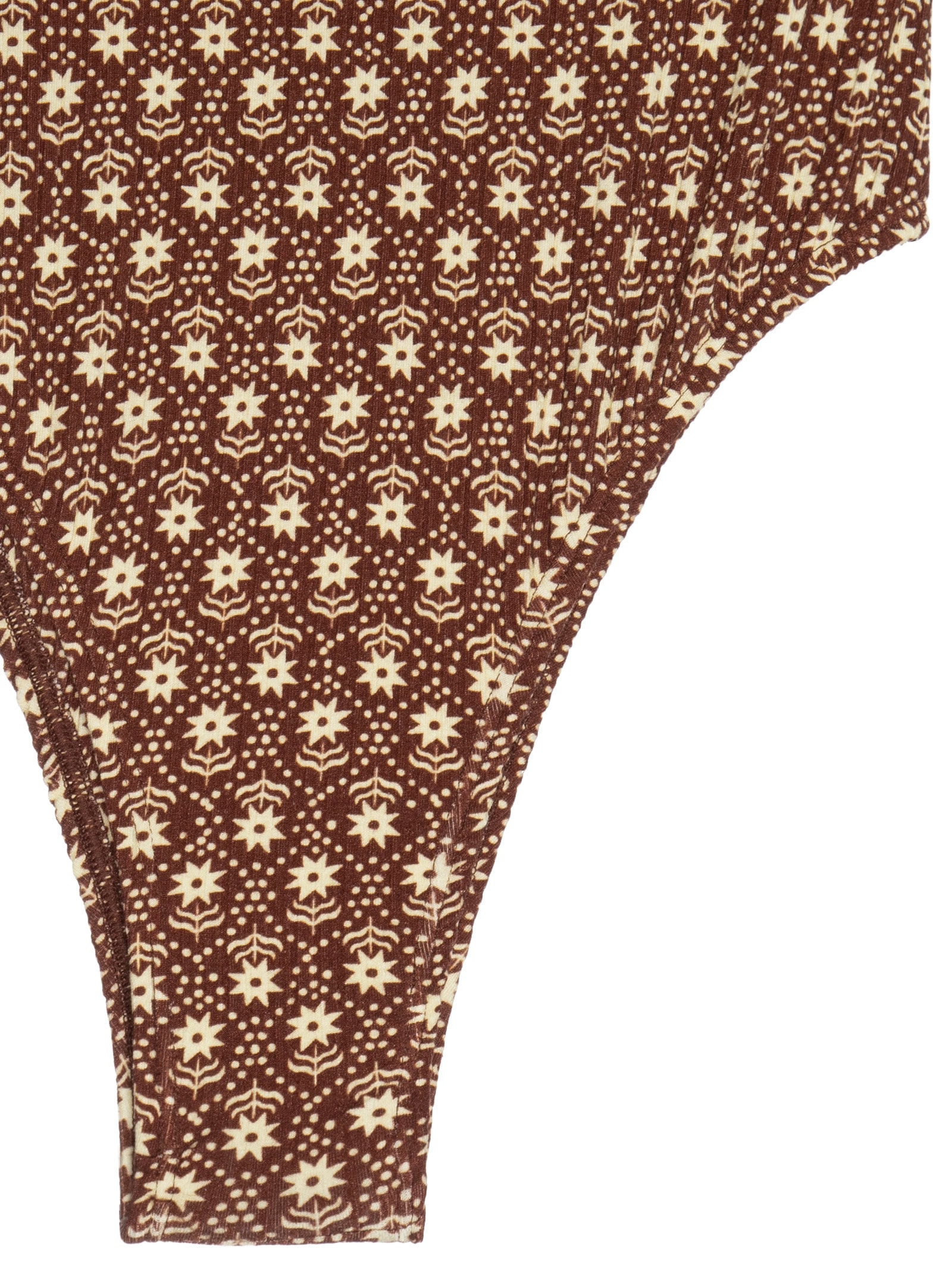 Body Estampa Essência Marrom Dress To