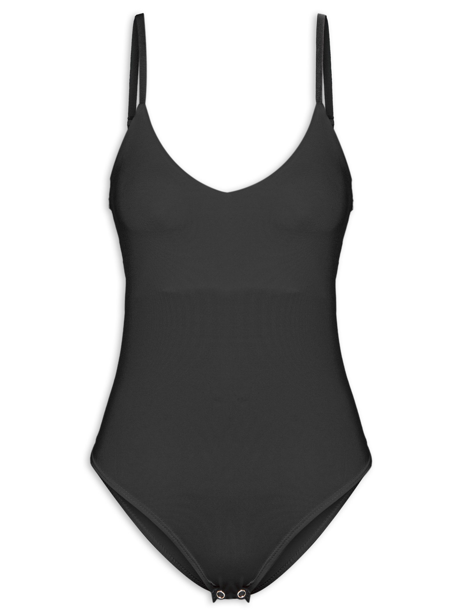 Body Feminino Alças Finas Reguláveis Bege Basiq