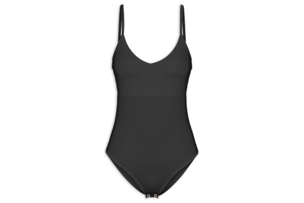 Body Feminino Alças Finas Reguláveis - Bege