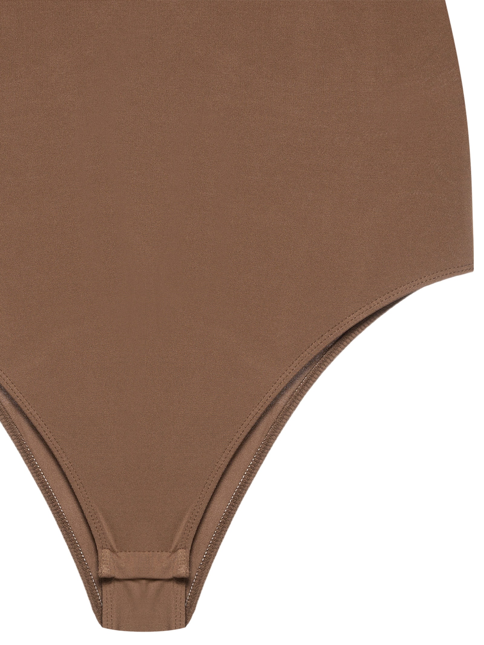 Body Feminino Alças Finas Reguláveis Marrom Basiq