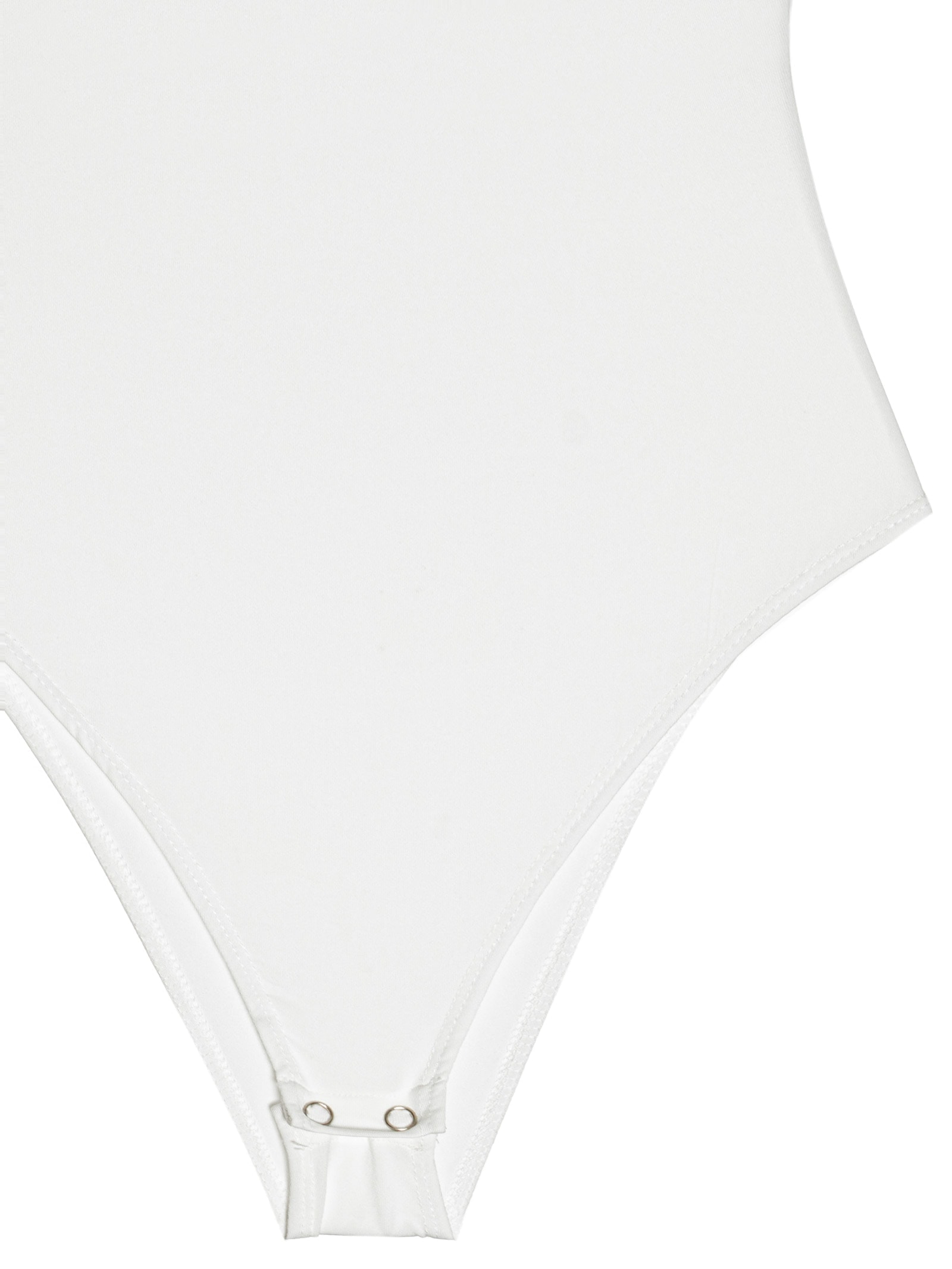 Body Feminino Alças Finas Reguláveis Off White Basiq