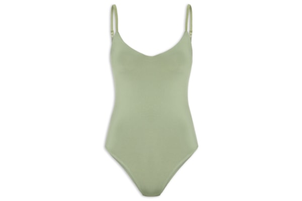 Body Feminino Alças Finas Reguláveis - Verde