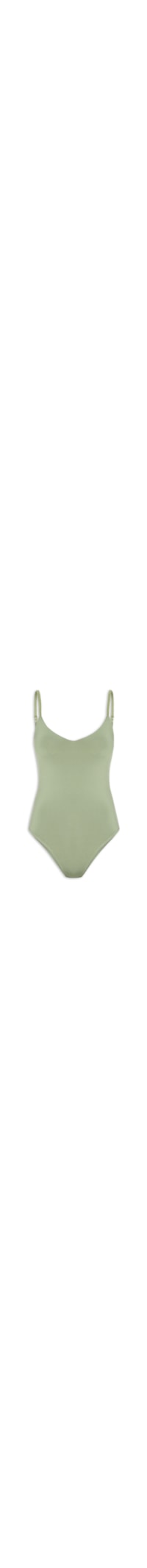 Body Feminino Alças Finas Reguláveis - Verde