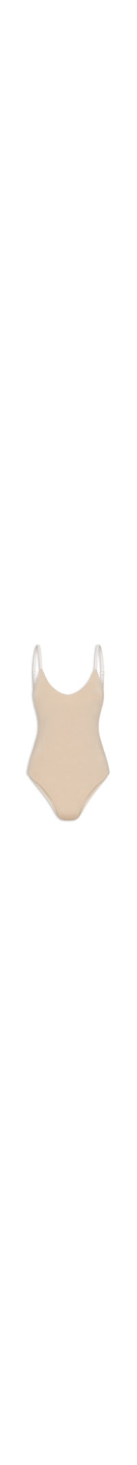 Body Feminino Alcinha Básico - Bege