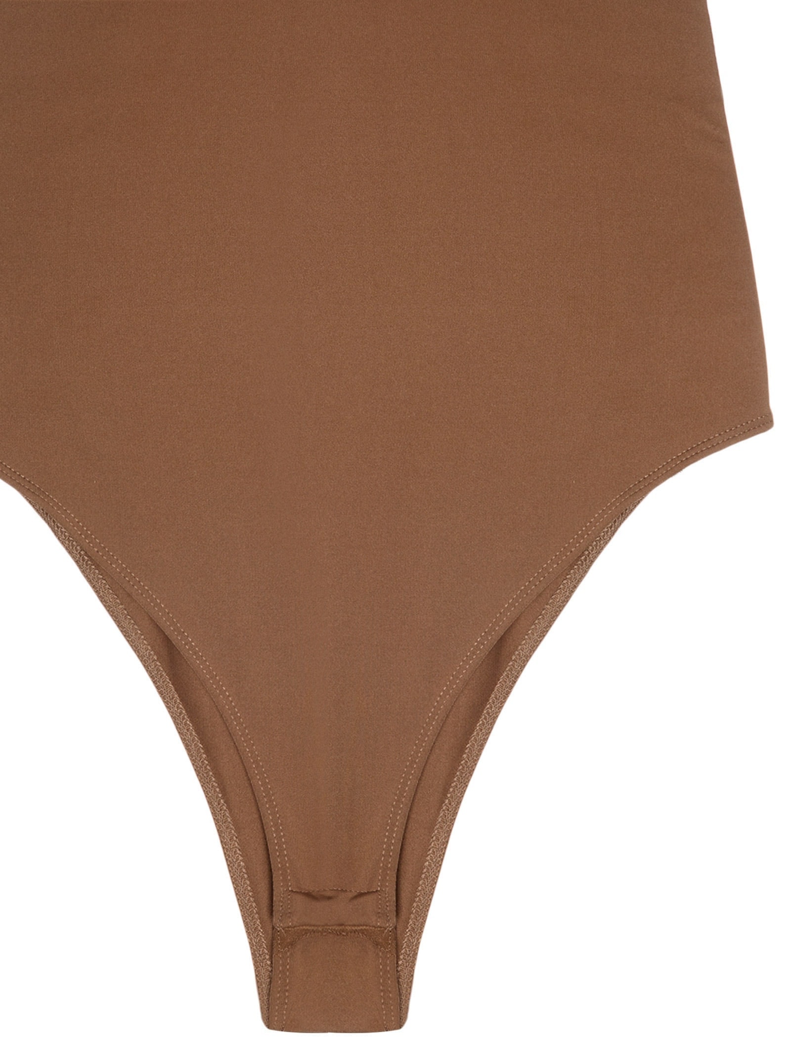 Body Feminino Alcinha Básico Marrom Basiq